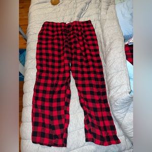 Buffalo plaid pajama pants